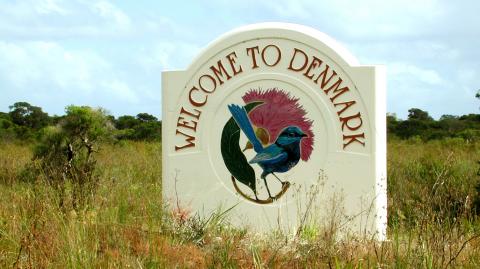 Denmark Town Sign